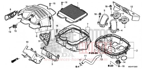 AIR CLEANER VFR1200XDLF de 2015